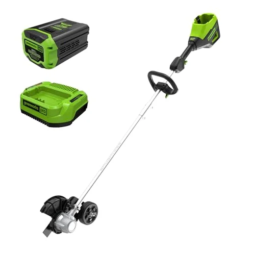 best cordless lawn edger with battery and charger