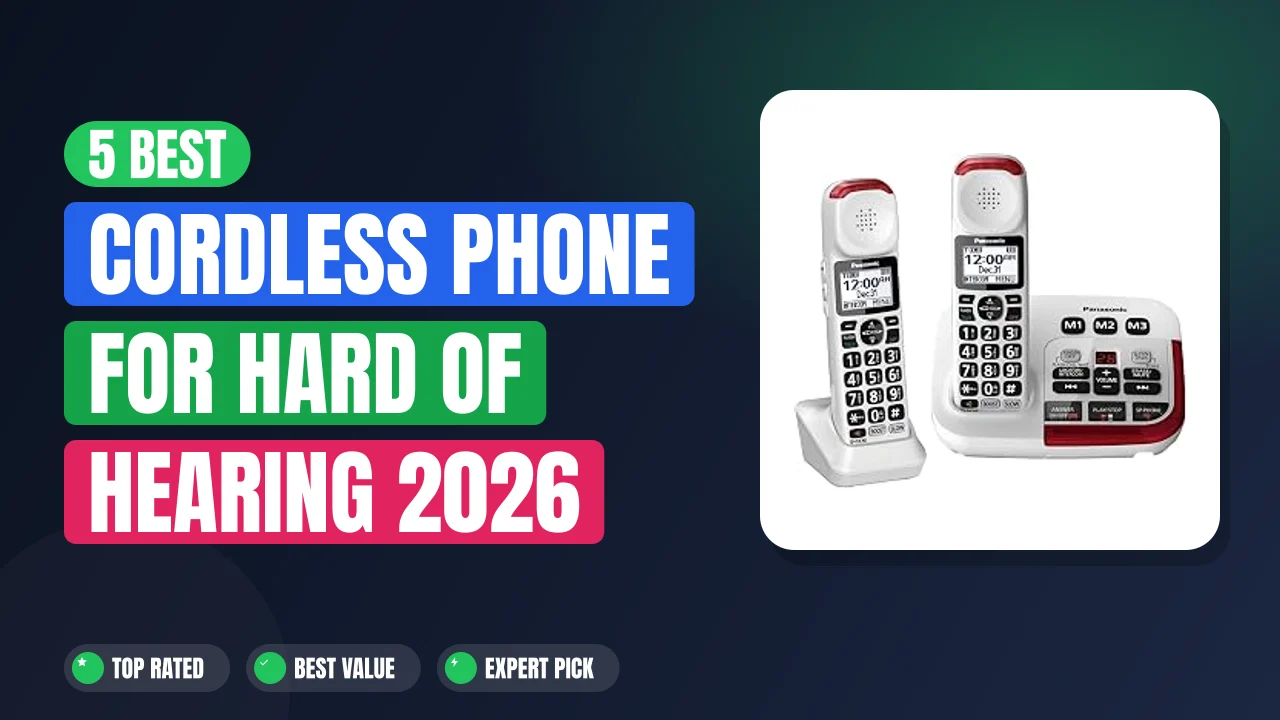 5 Best Cordless Phone for Hard of Hearing 2026