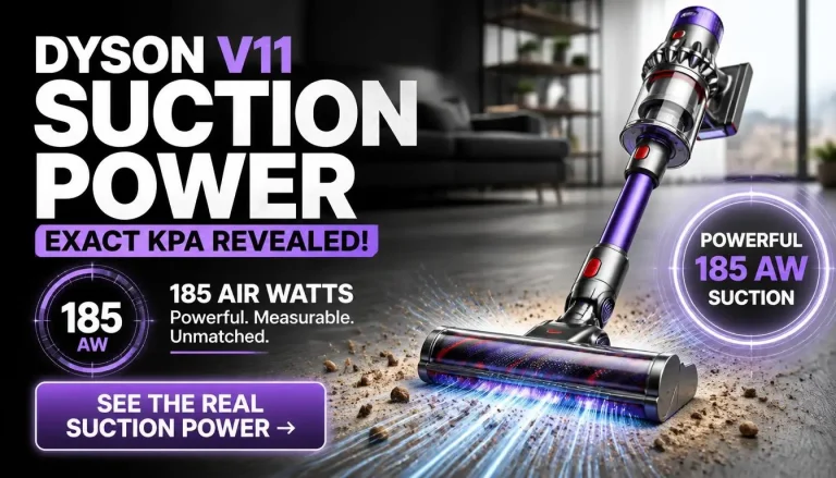 Dyson V11 Suction Power