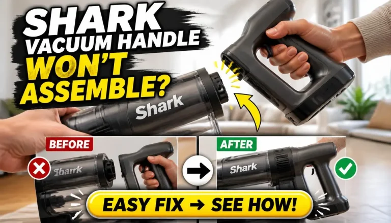 How to Assemble Your Shark Cordless Vacuum Handle - Easy