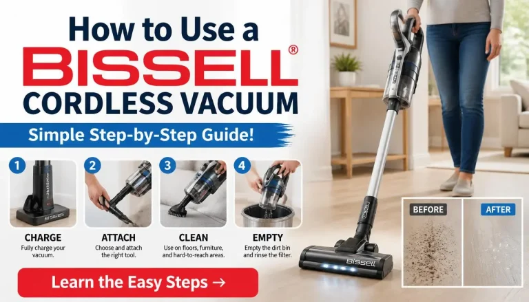 How to Use a Bissell Cordless Vacuum