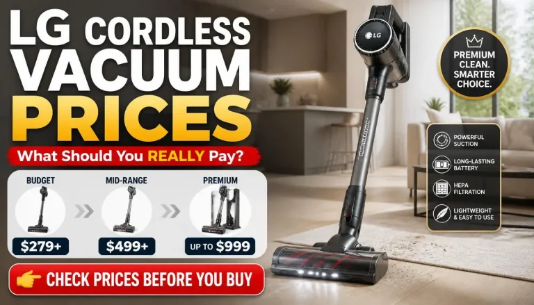 LG Cordless Vacuum Prices