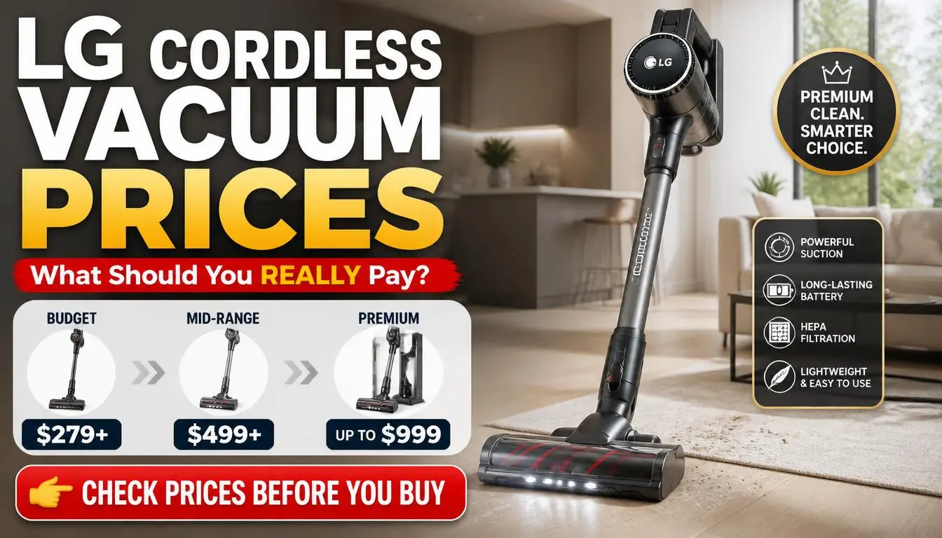 LG Cordless Vacuum Prices