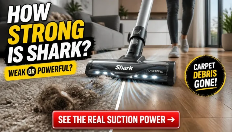 Shark Cordless Stick Vacuum Suction Power