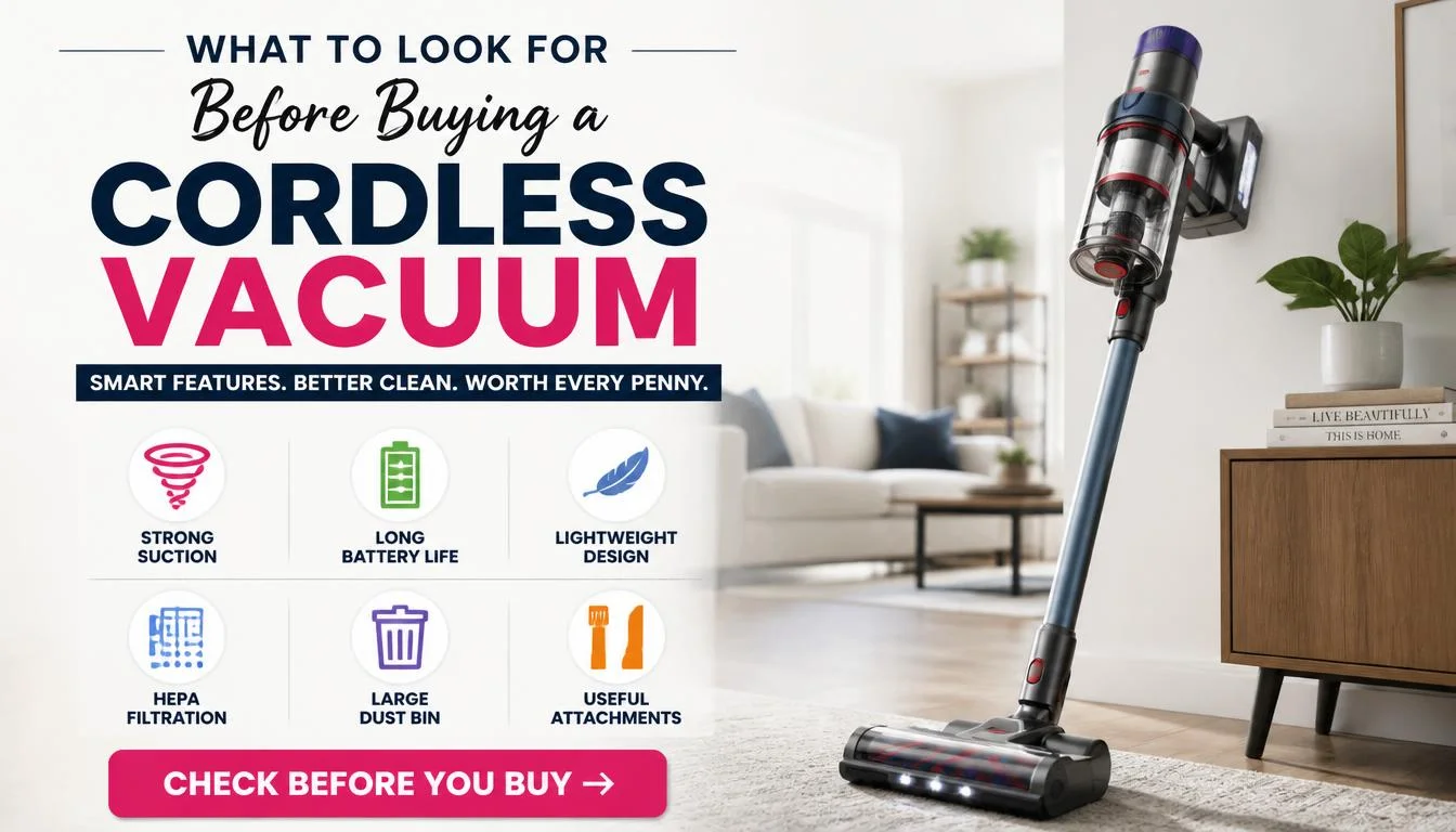 What to Look for Before Buying a Cordless Vacuum